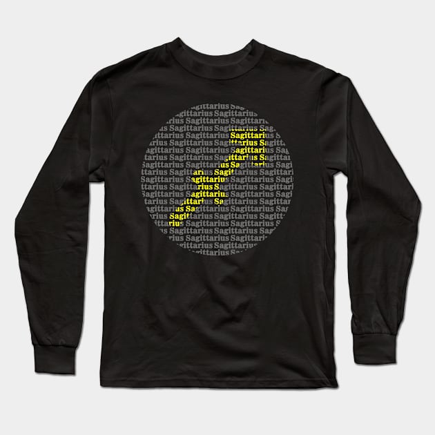 sagittarius zodiac Long Sleeve T-Shirt by INDONESIA68